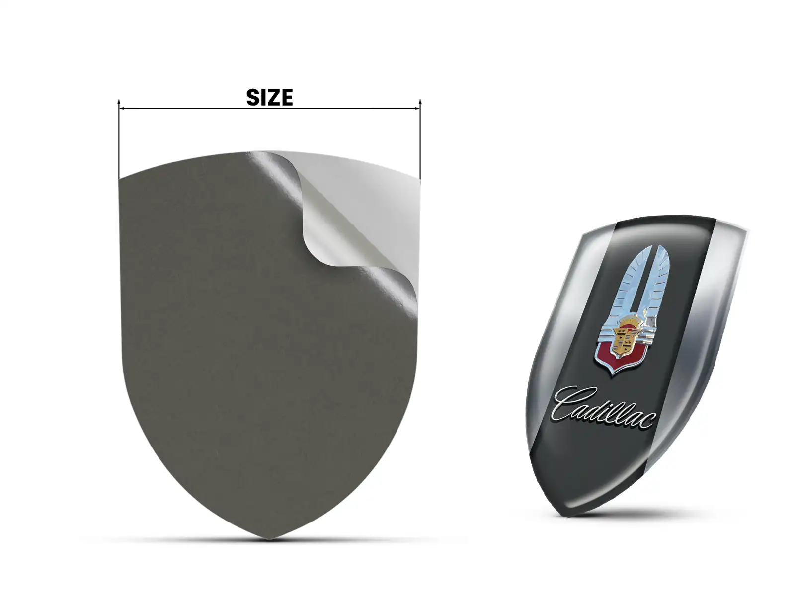 Cadillac Logosticker Limitiert Premium Professionell Gedruckt